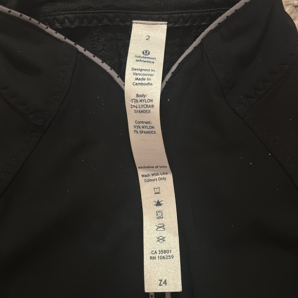 NWOT Lululemon Paceline Jersey in Black - Picture 10 of 10